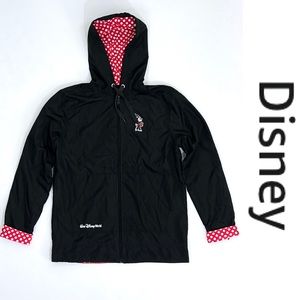 Disney Girls Minnie Mouse Full Zip Hooded Jacket